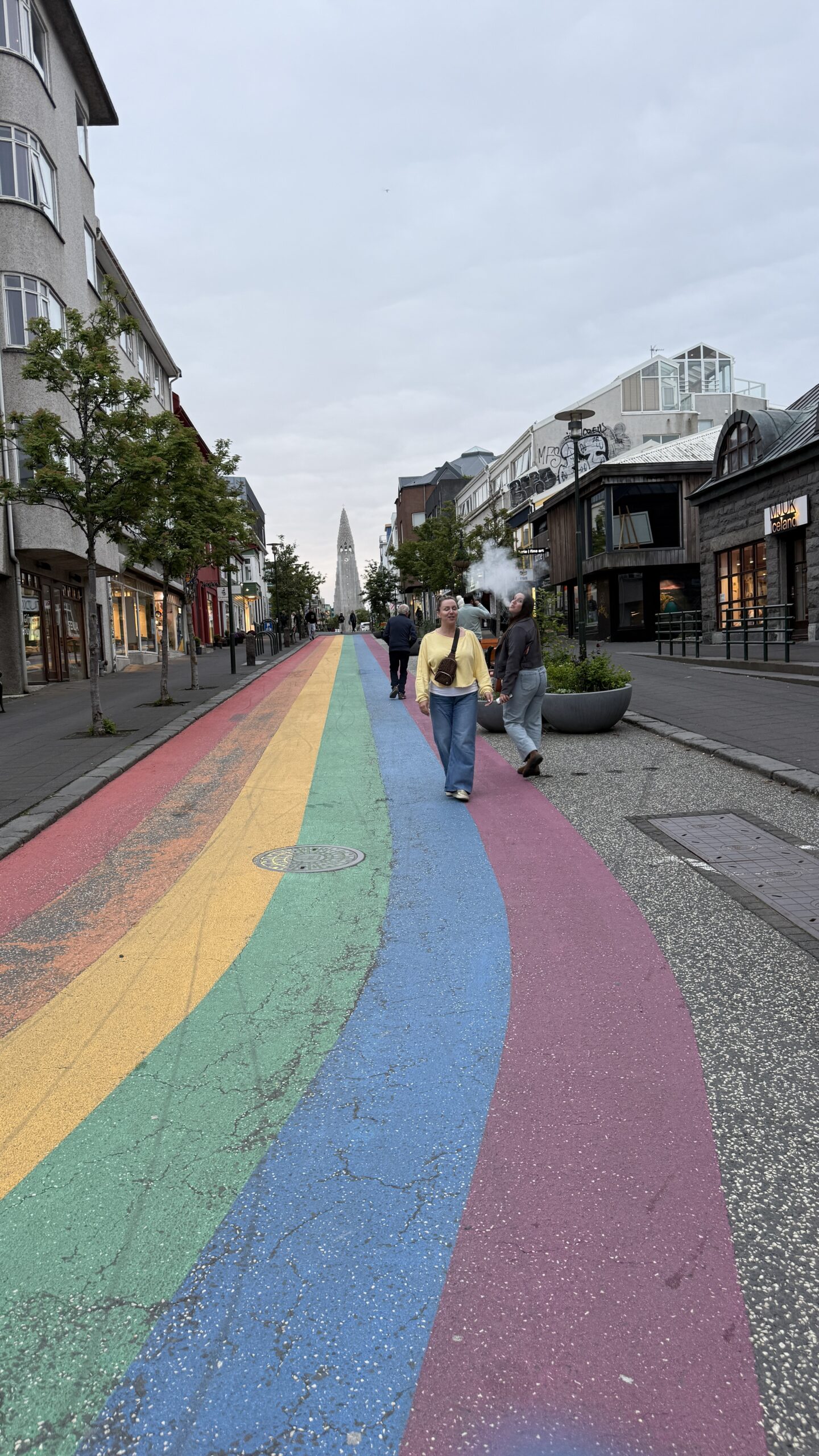Skólavörðustígur (rainbow street)